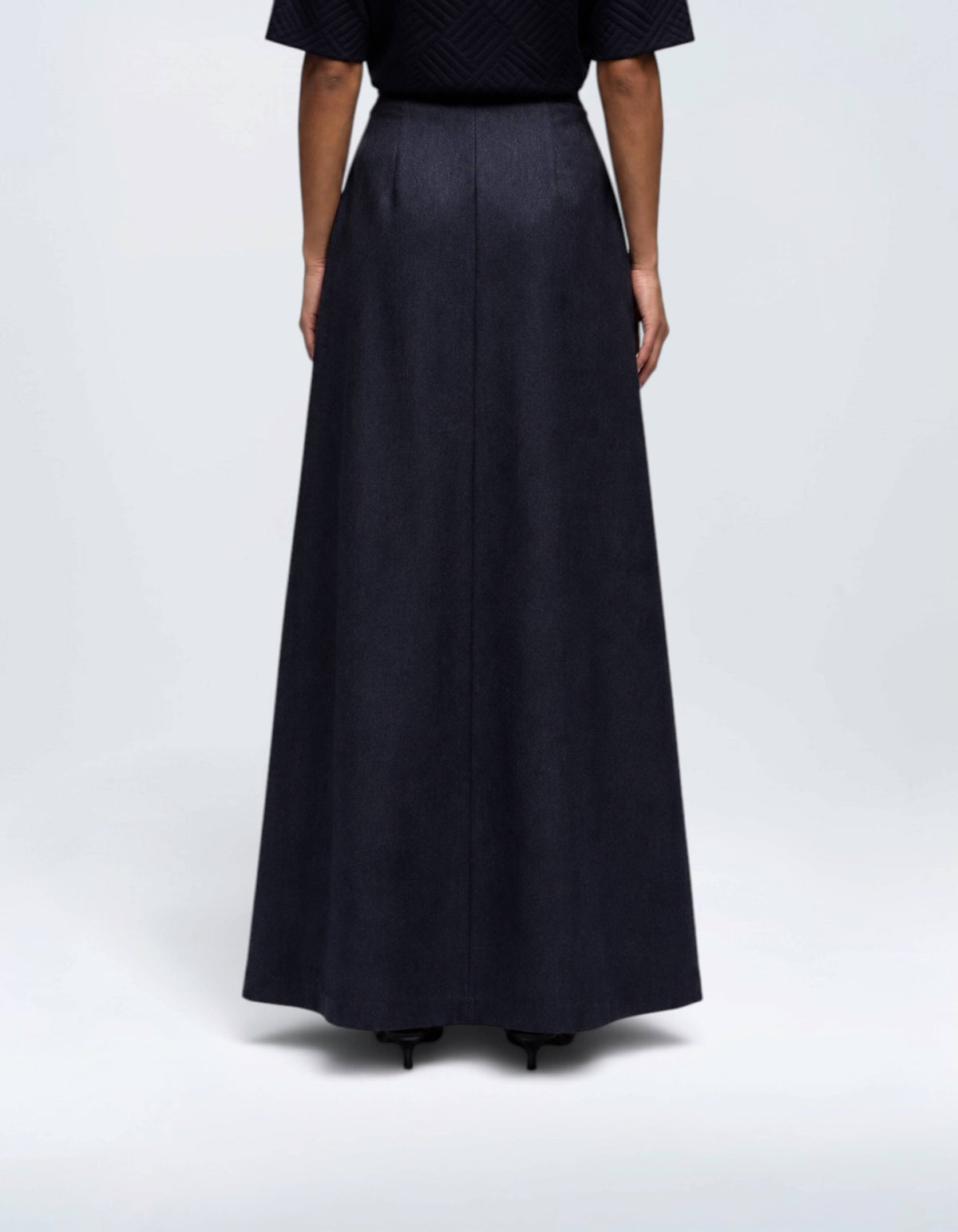 A LINE MAXI SKIRT