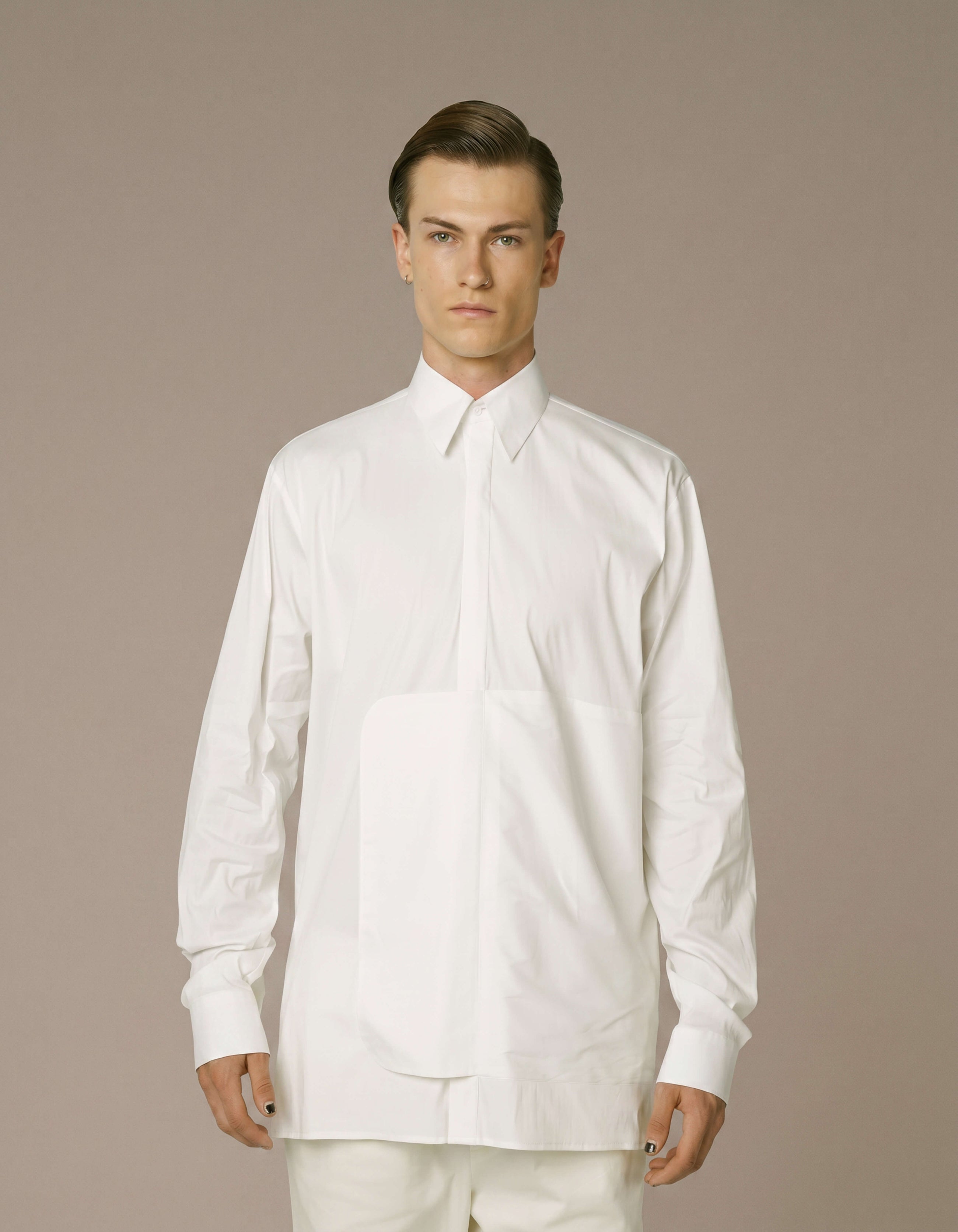 CAMICIA CON CHIUSURA SOVRAPPOSTA