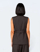 WRAP VEST SHIRT