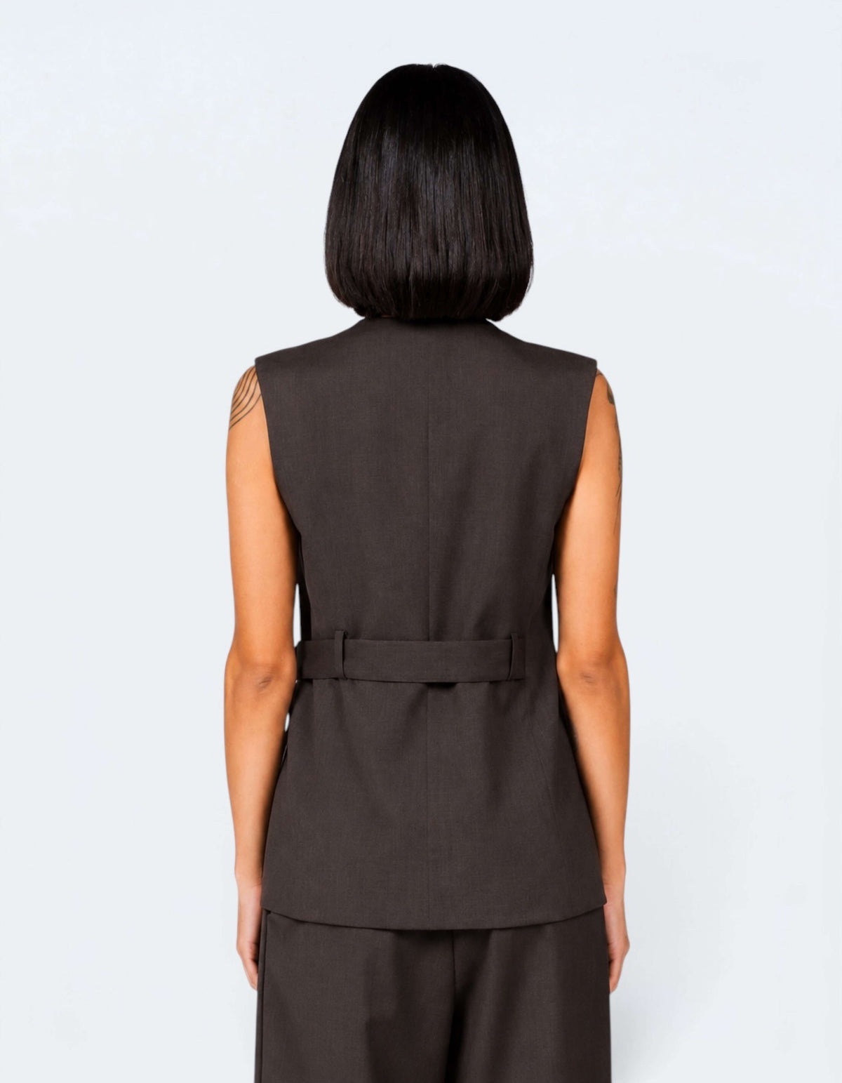 WRAP VEST SHIRT