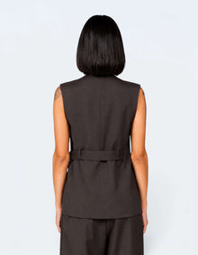 WRAP VEST SHIRT
