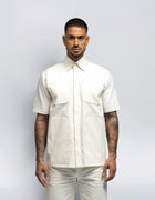 CHEMISE À MANCHES COURTES À PANNEAU EN U
