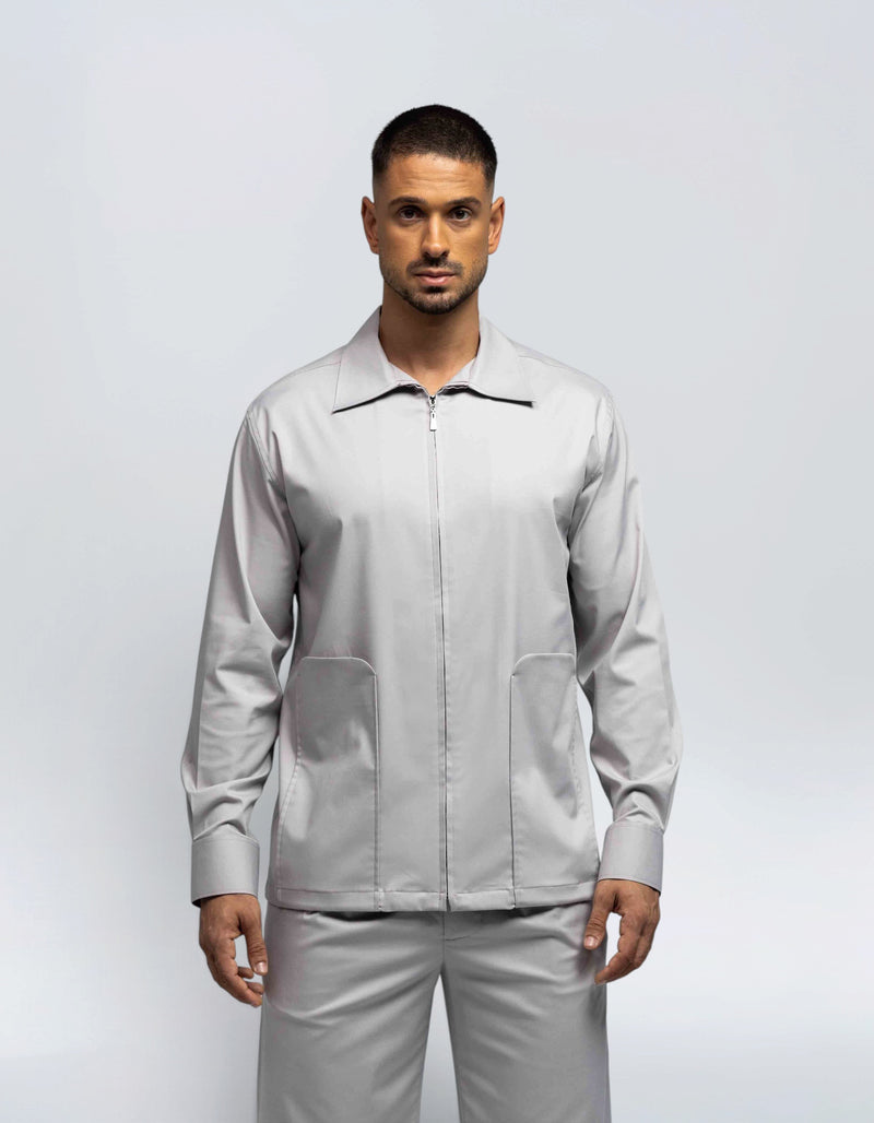 CHEMISE À POCHE LONGUE ET FERMETURE ÉCLAIR