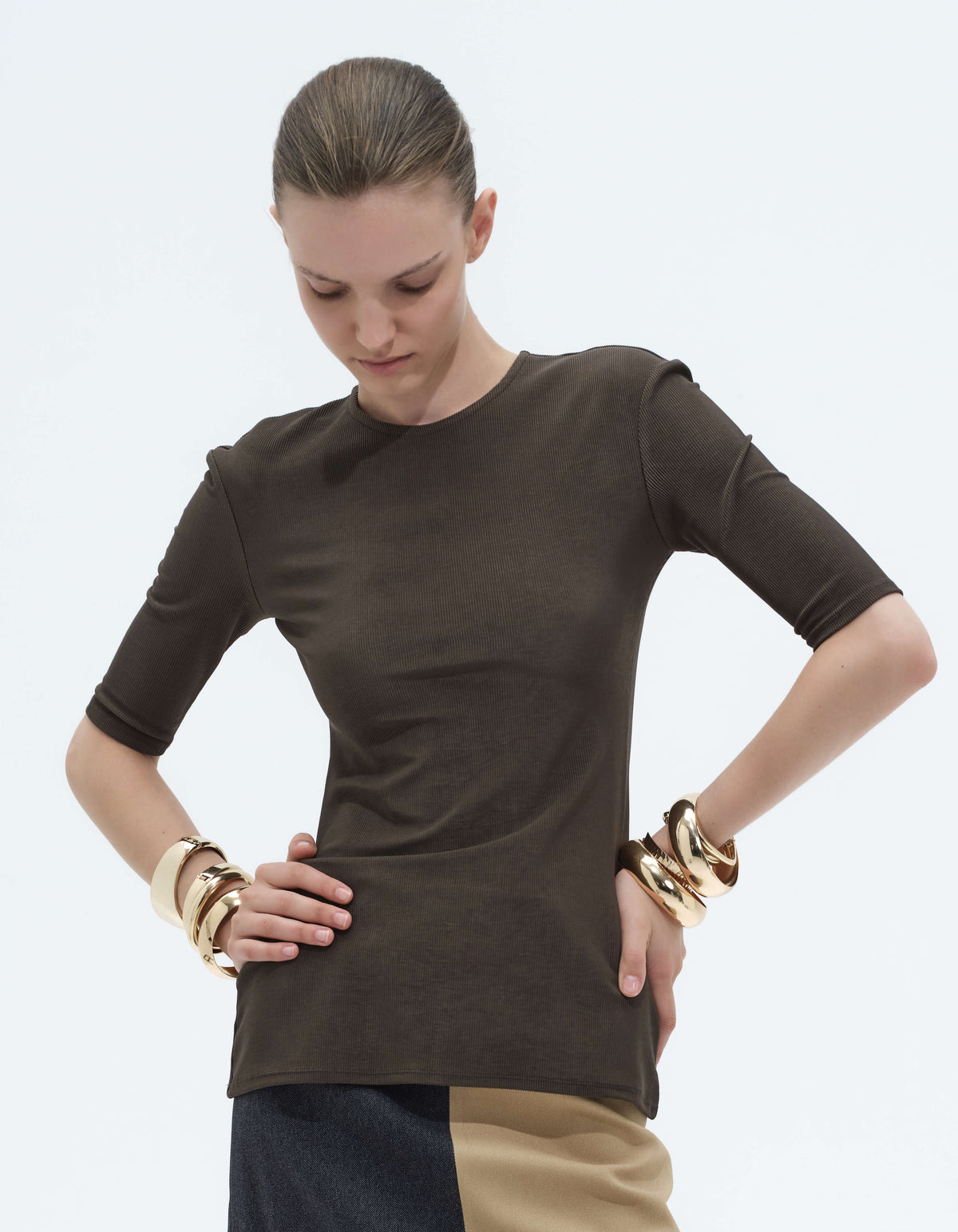 THREE QUARTER SLEEVE TOP