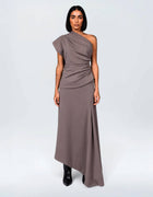 ASYMMETRIC DRAPE SKIRT