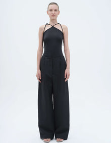 PLEATED TROUSERS
