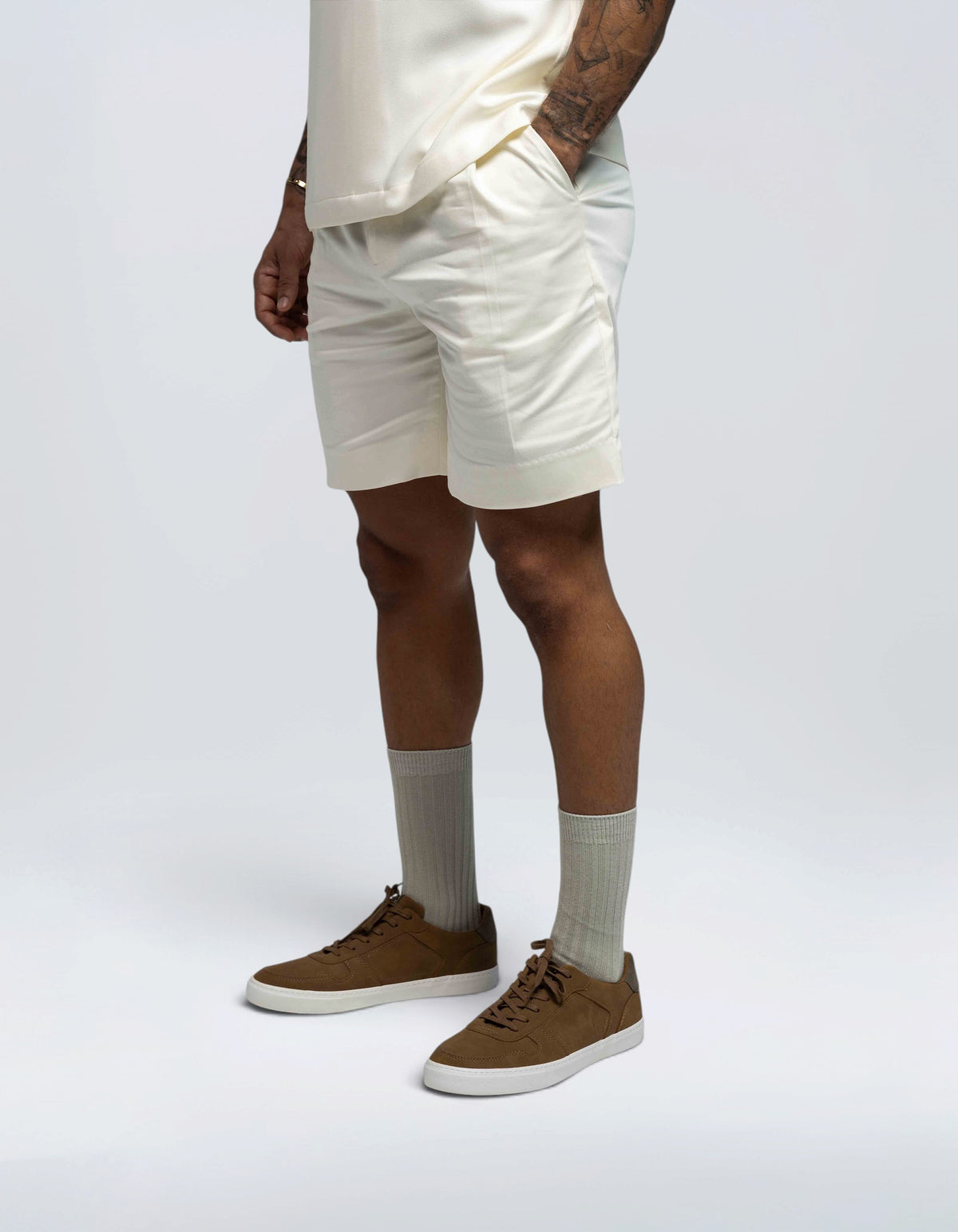 PLEATED SMART SHORTS