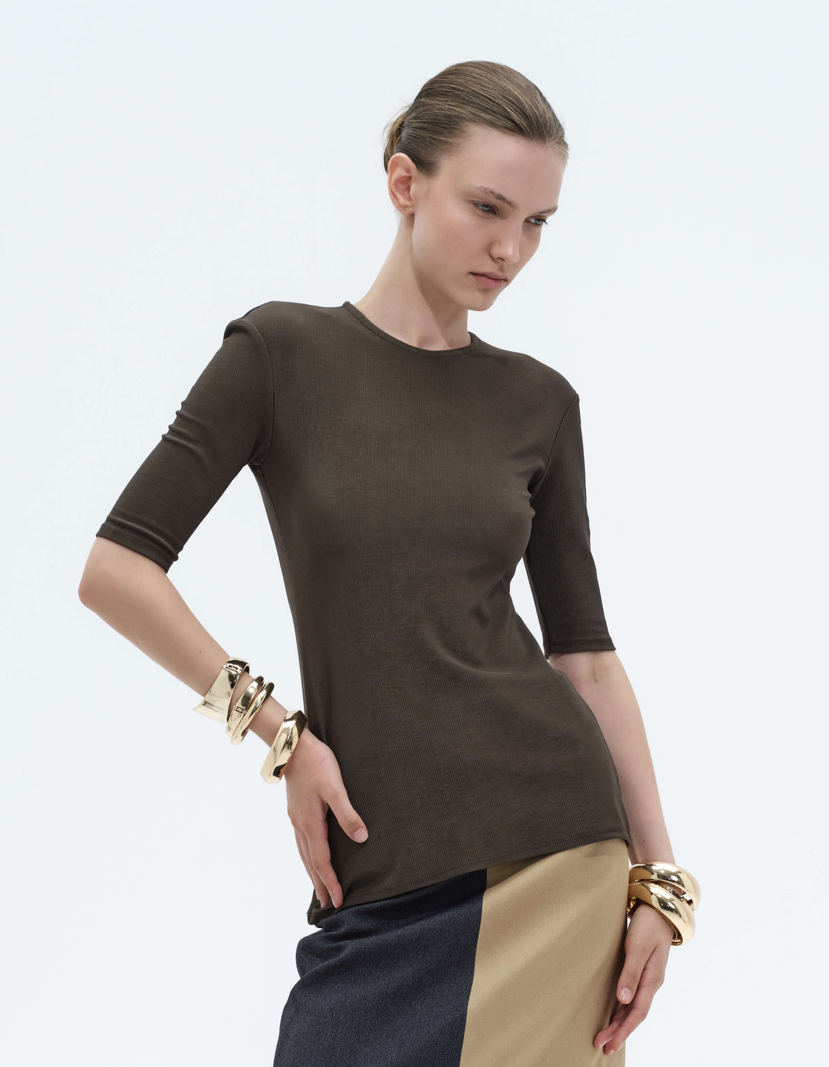 THREE QUARTER SLEEVE TOP
