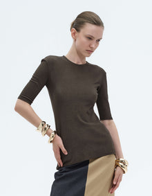THREE QUARTER SLEEVE TOP