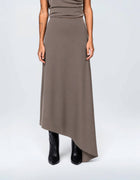 ASYMMETRIC DRAPE SKIRT