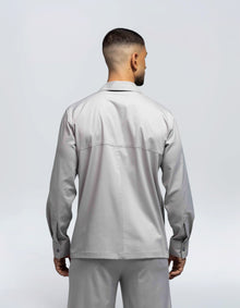 CAMICIA CON ZIP E TASCA LUNGA