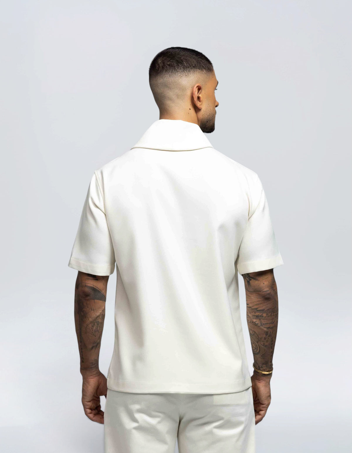 WRAP COLLAR SHIRT