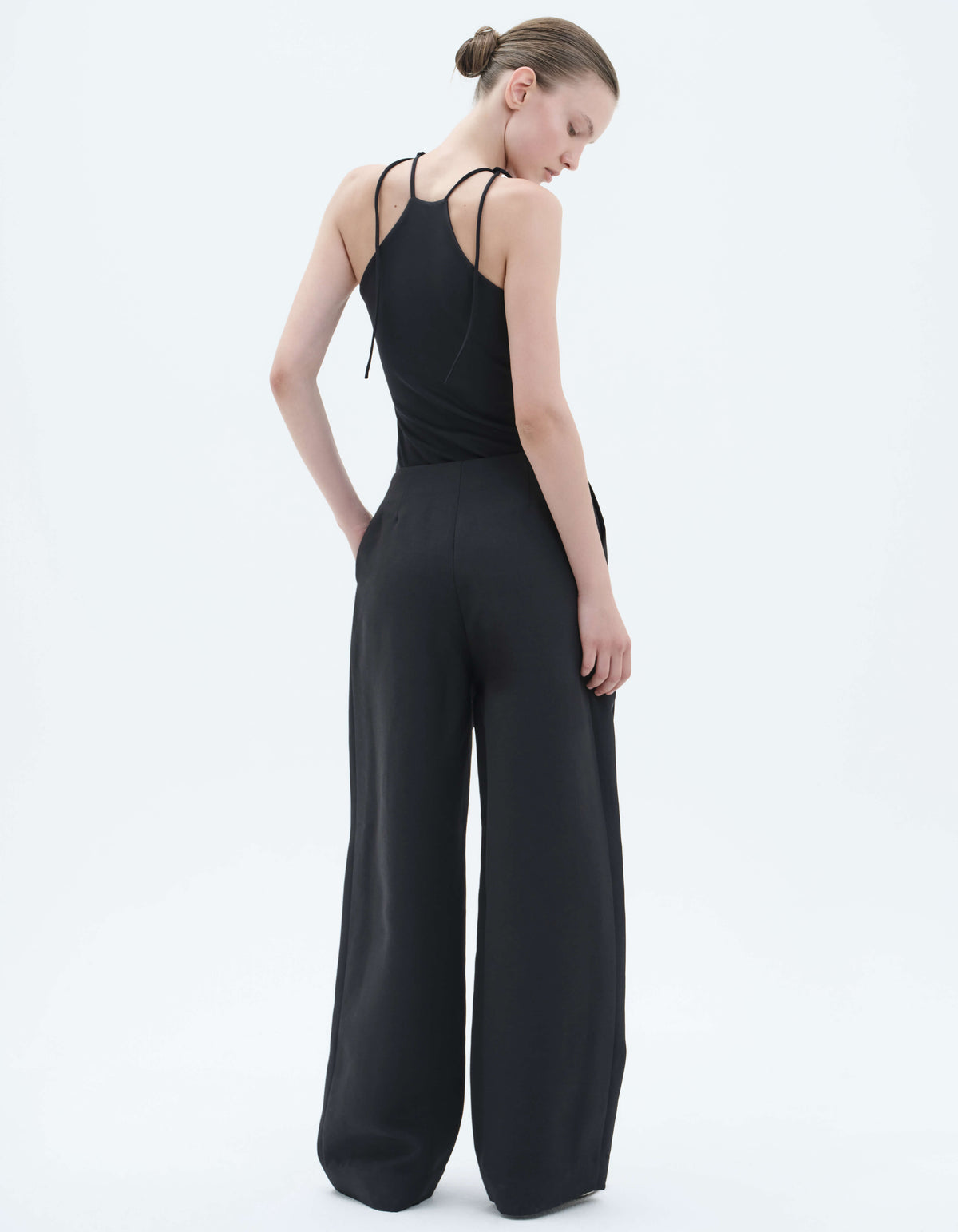 PLEATED TROUSERS