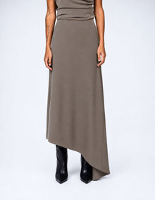 ASYMMETRIC DRAPE SKIRT