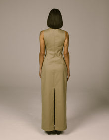 SLEEVELESS COLUMN DRESS