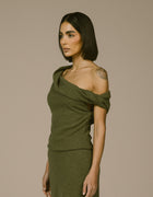SHOULDER TWIST TOP