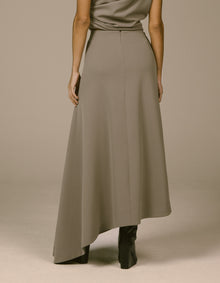 ASYMMETRIC DRAPE SKIRT
