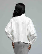 TOP CON COLLO A MANICHE OVERSIZE 