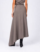 ASYMMETRIC DRAPE SKIRT