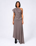 ASYMMETRIC DRAPE SKIRT