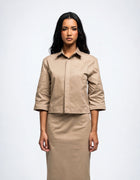 BOXY SILHOUETTE SHIRT