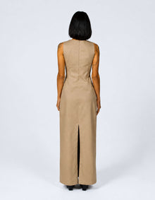 SLEEVELESS COLUMN DRESS