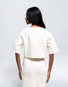 OVERSIZE POCKET CROP TOP