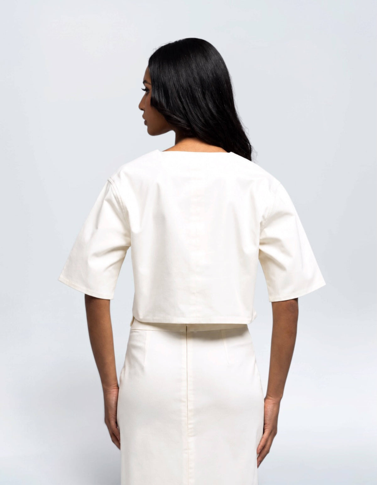 OVERSIZE POCKET CROP TOP