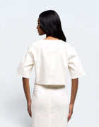 OVERSIZE POCKET CROP TOP