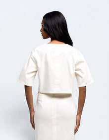 OVERSIZE POCKET CROP TOP
