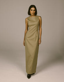 SLEEVELESS COLUMN DRESS