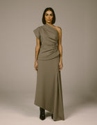 ASYMMETRIC DRAPE SKIRT