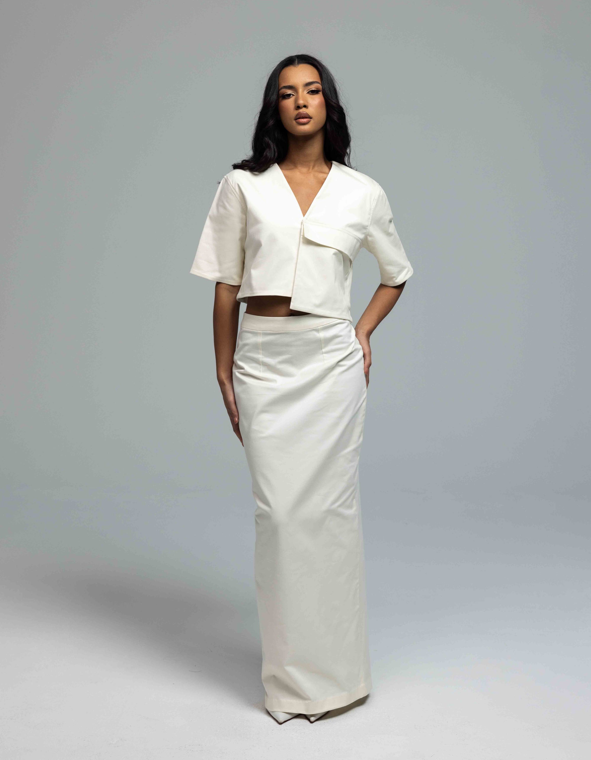 OVERSIZE POCKET CROP TOP