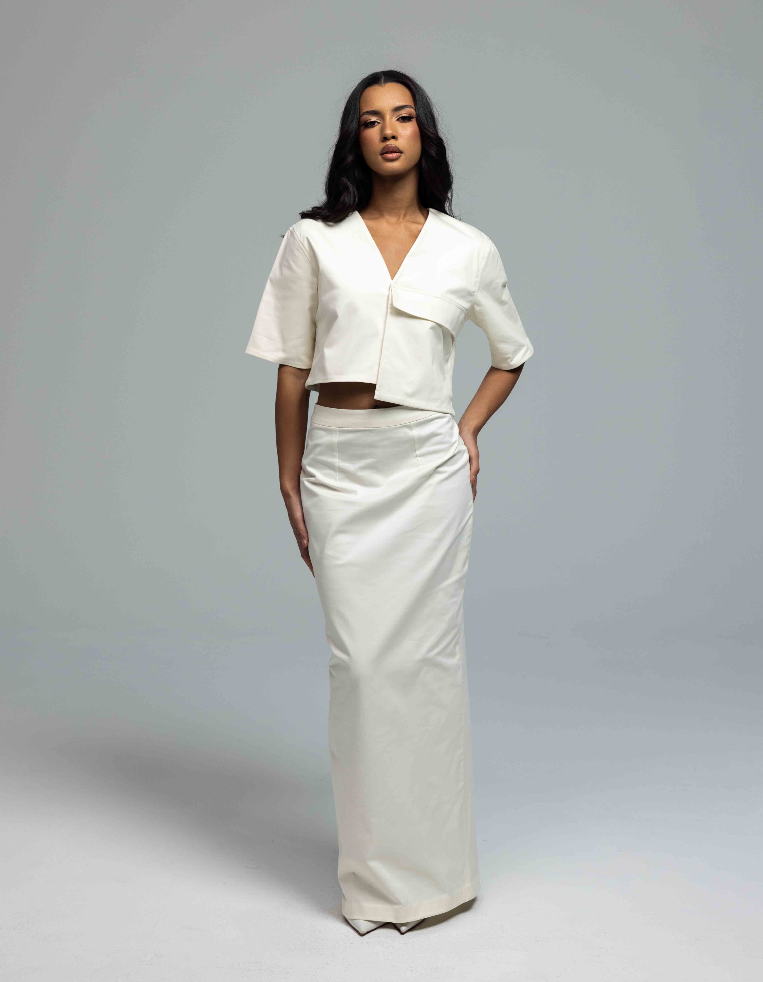 OVERSIZE POCKET CROP TOP