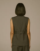 WRAP VEST SHIRT