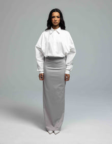 TOP CON COLLO A MANICHE OVERSIZE 