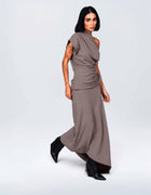 ASYMMETRIC DRAPE TOP