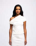 ONE SHOULDER TWIST TOP