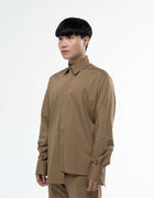 CHEMISE À MANCHES LONGUES ASYMÉTRIQUE