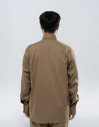 CAMICIA ASIMMETRICA A MANICHE LUNGHE
