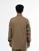 CHEMISE À MANCHES LONGUES ASYMÉTRIQUE
