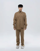CAMICIA ASIMMETRICA A MANICHE LUNGHE