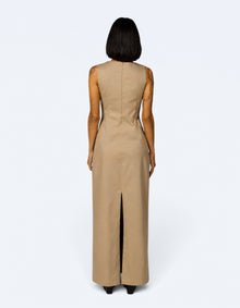 SLEEVELESS COLUMN DRESS
