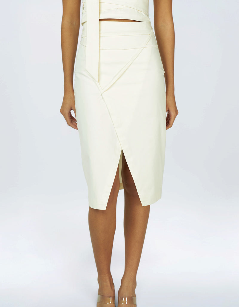 BELT WRAP SKIRT