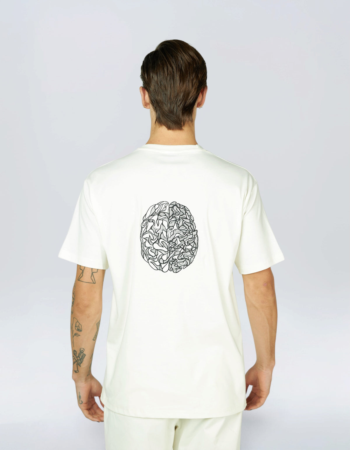 BRAIN EMROIDERY T SHIRT
