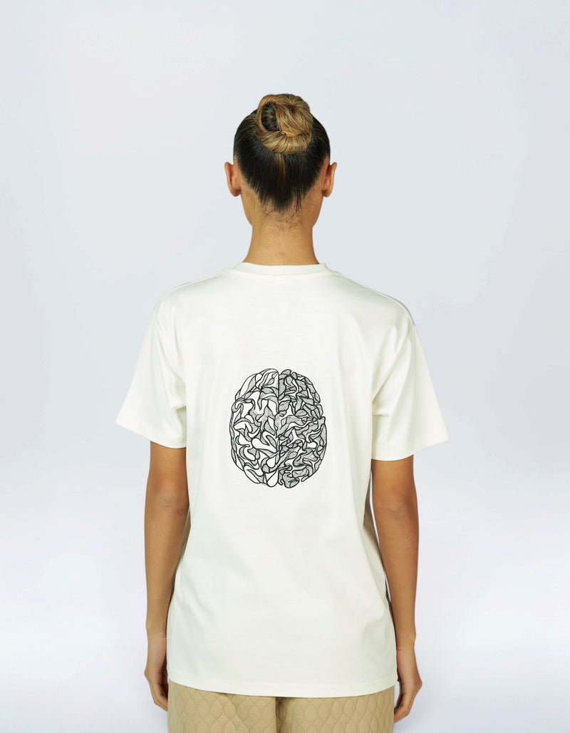 BRAIN EMROIDERY T SHIRT