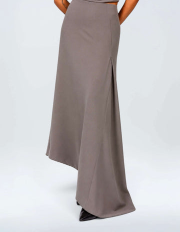 ASYMMETRIC DRAPE SKIRT