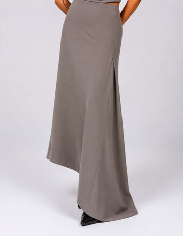 ASYMMETRIC DRAPE SKIRT