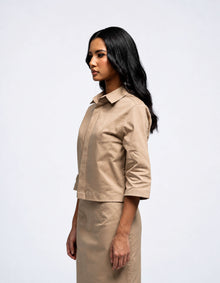BOXY SILHOUETTE SHIRT