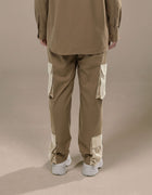 PANTALON CARGO BICOLORE